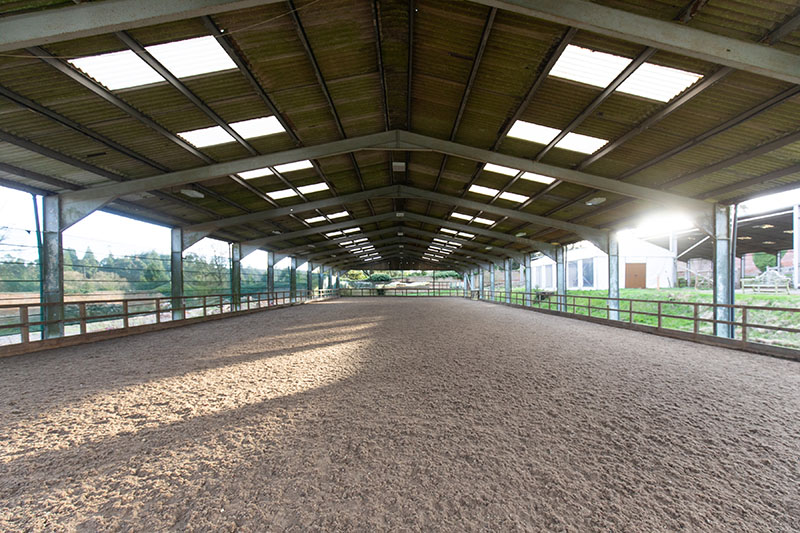 Arena at Bedgebury Equestrian Centre in Kent.