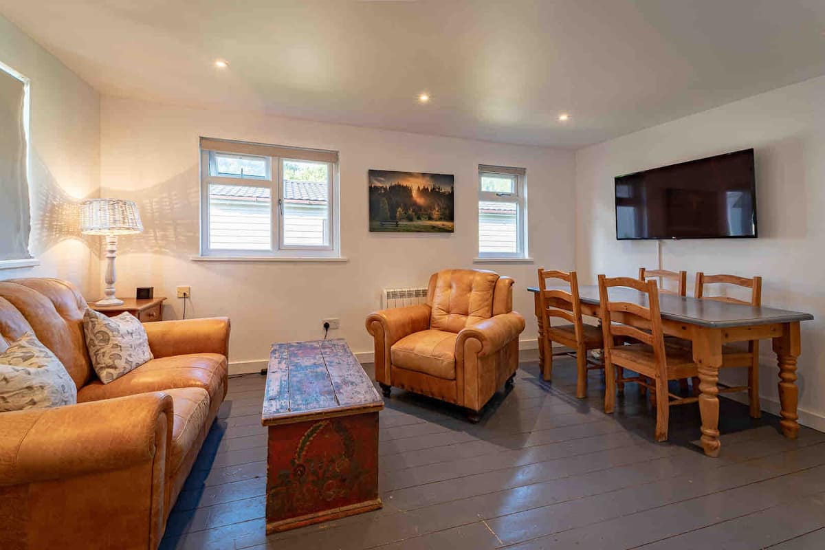 Pine Lodge, one of our lovely lodges available for holiday lets at Bedgebury Park Estate in Kent.